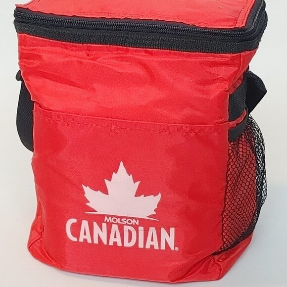FUN MOLSON CANADIAN Cooler Bag Beer Lunch Bag Vintage Insulated - Picture 1 of 6